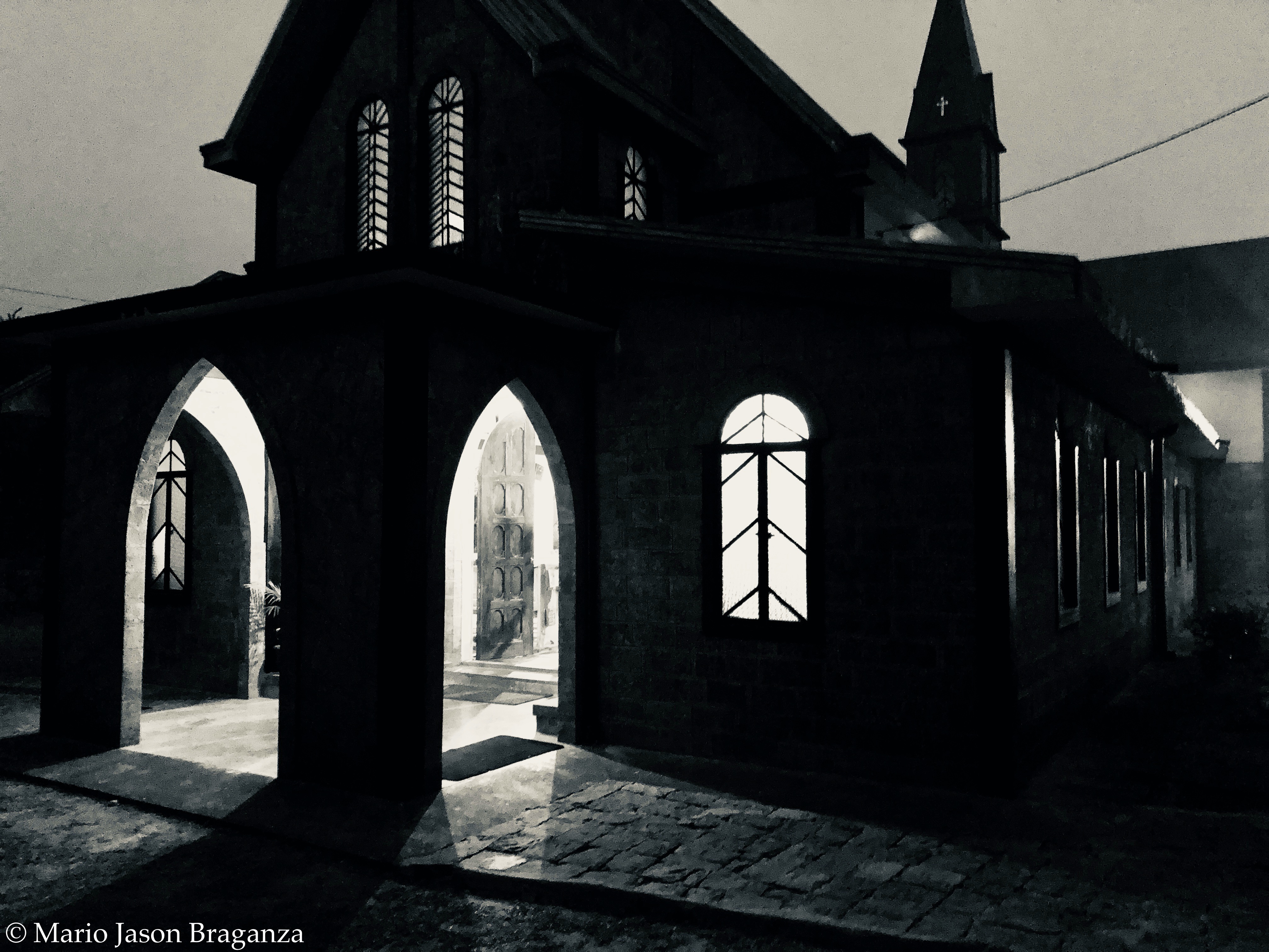 church in the dark